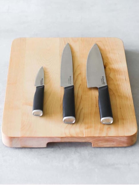 KitchenAid 3-Piece Black Classic Medium Japanese Knife Set