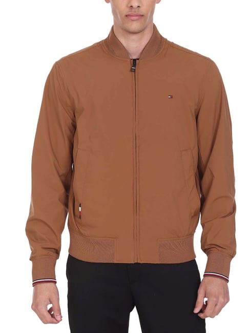 Tommy Hilfiger Desert Khaki Regular Fit Bomber Jacket