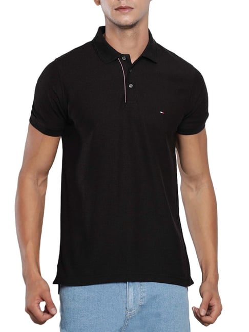 Polo tommy 2025 hilfiger negro