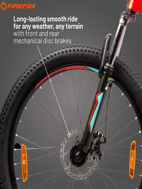 Firefox Bad Attitude Grunge Neo D, SSP Bicycle (Red) Size 26T