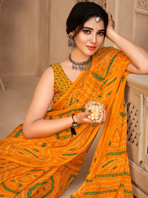 INTRIGUING YELLOW WOVEN SILK PATOLA WEDDING SAREE - SHUBHKALA - 3960385