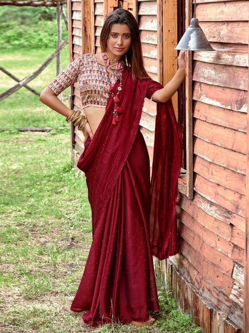 Chiffon Saree : Shop best chiffon saree online By Karagiri | ON SALE –  Tagged 