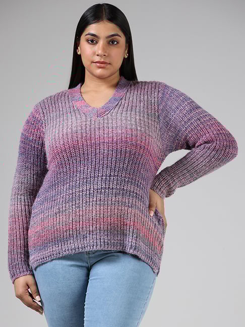 Knitted Sweaters Best Plus Size Sweaters YONYWA Women's Plus Size