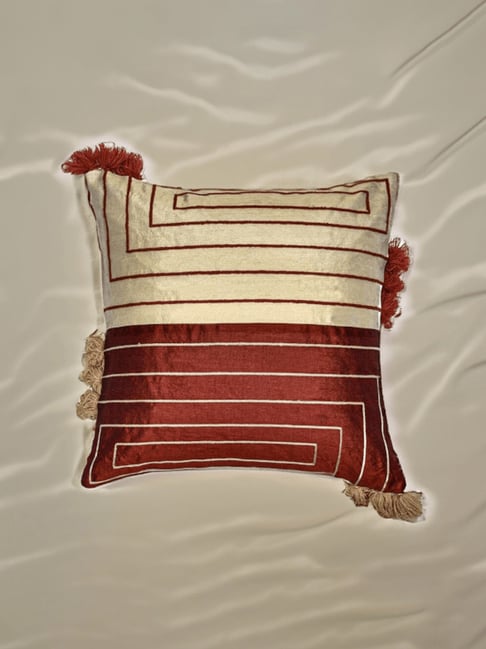 Amelia Rust Throw Pillow