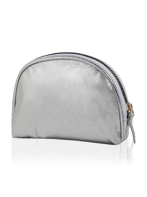 Metallic silver oversized leather bag, Large shopper carryall – Urban  Artisan Boutique