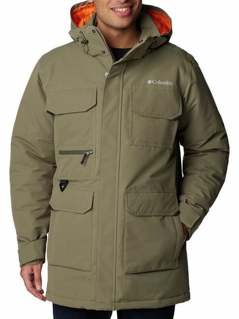 Columbia Green Regular Fit Hooded Jacket-picture-39