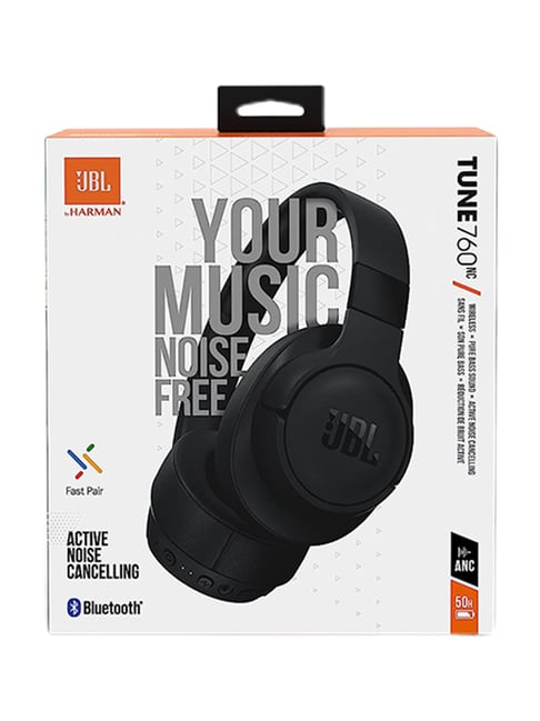 美品　JBL Tune 760NC ブラック JBL Tune 760BTNC Wireless Over-Ear Noise Canceling