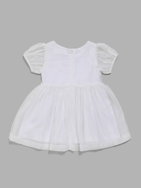 WHITE pari frock dress for baby girl kids dress princess fairy wings hair  band and fairy