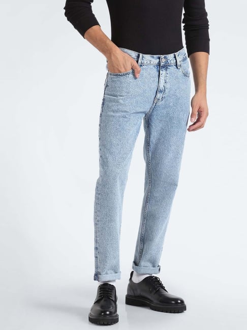 Buy Tommy Hilfiger Denim Light Cotton Straight Fit Jeans for Mens