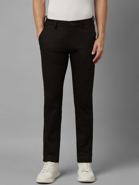 Formal Trouser: Explore Men Black Cotton Rayon Formal Trouser on Cliths.com