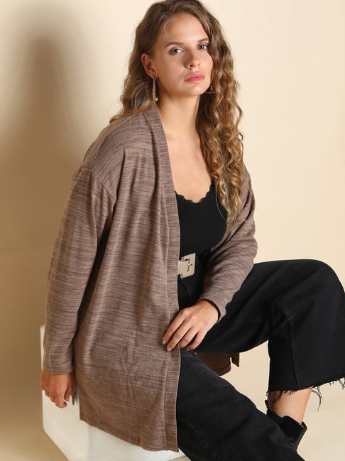 Vero Moda Curve Brown Regular Fit Cardigan