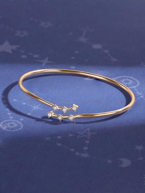 Buy Mia By Tanishq 14 Karat Cancer Birth Stone Rose Gold Bracelet - Bracelet  Gold for Women 8878409 | Myntra