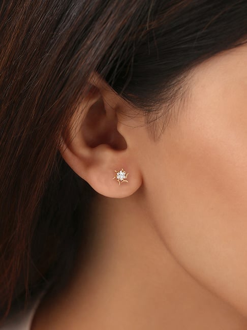 Earrings: Buy Stylish Gold & Diamond Earrings for Women Online | Mia By  Tanishq