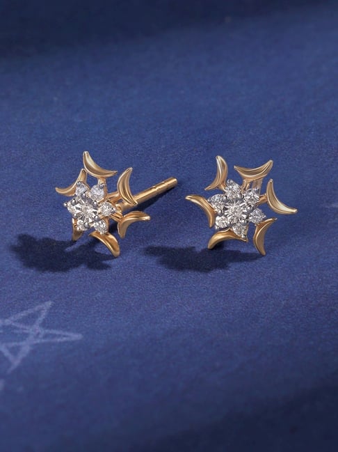 Adorable Gold Stud Earrings for Kids