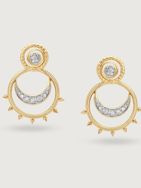 Lightweight Gold Chandbali | Freshwater Pearls | Real 22k Gold Earrings