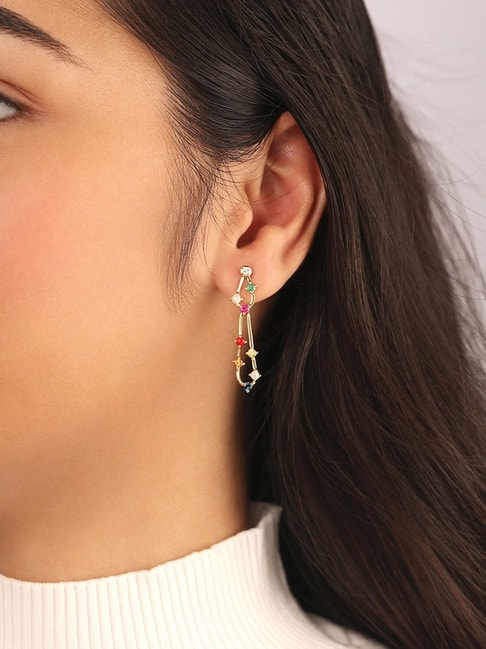 Buy Mia by Tanishq Palatial 18k Gold & Diamond Earrings for Women Online At  Best Price @ Tata CLiQ