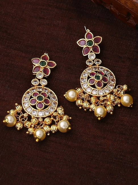 Buy Priyaasi Gold-Plated Bridal Jewellery Set with Maangtikka Online At  Best Price @ Tata CLiQ