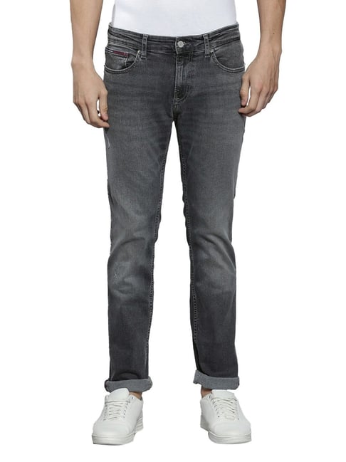 Buy Tommy Hilfiger Grey Slim Fit Jeans for Mens Online Tata CLiQ