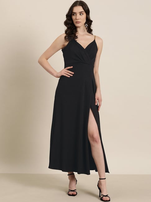 Qurvii Black Maxi Dress-picture-29