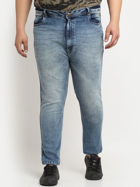 Melon by PlusS Blue Regular Fit Plus Size Jeans-picture-27