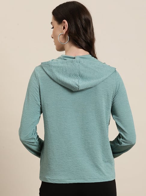 Buy Levi's Blue Front-Open Hoodie for Women's Online @ Tata CLiQ