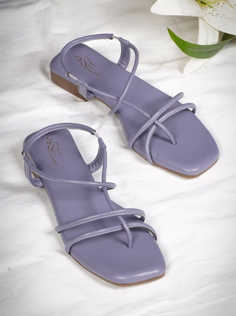 Womens discount purple sandals