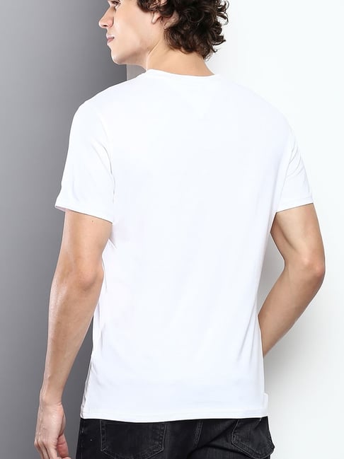 Tommy hilfiger plain discount white t shirt