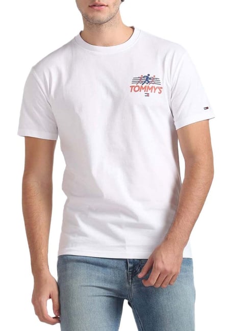 Tommy hilfiger outlet white t shirt