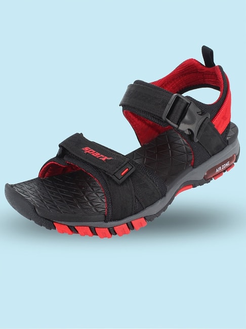 Men's latest design citywalk red black mix sandals