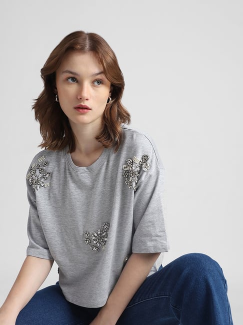Buy ONLY Womens Embellished Casual Shirt