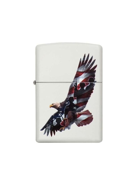 Zippo White Brass Eagle Windproof Pocket Lighter-picture-22