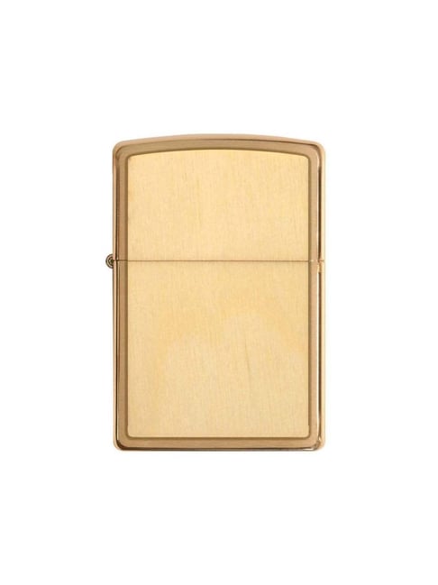 Zippo Gold Brass Woodchuck Usa Birch Windproof Pocket Lighter