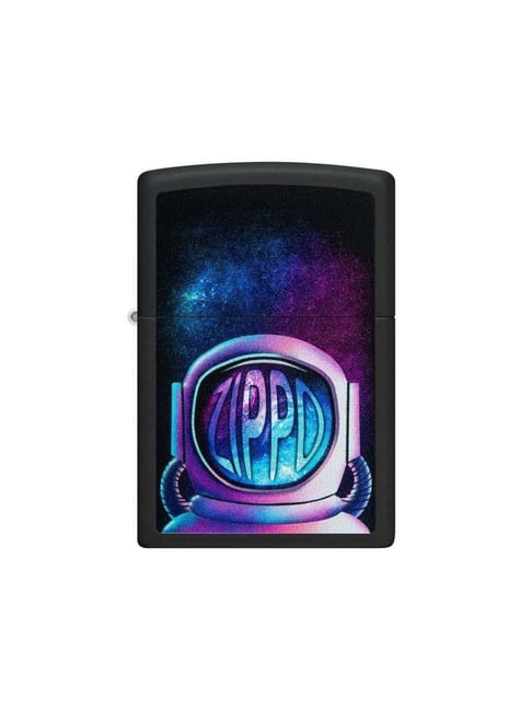 Zippo Black Brass Astronaut Design Windproof Pocket Lighter-picture-38