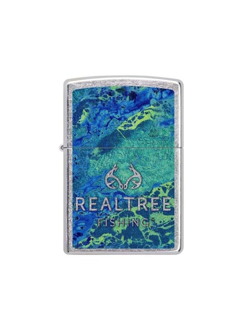 Zippo Chrome Brass Realtree Wav3 Windproof Pocket Lighter-picture-40