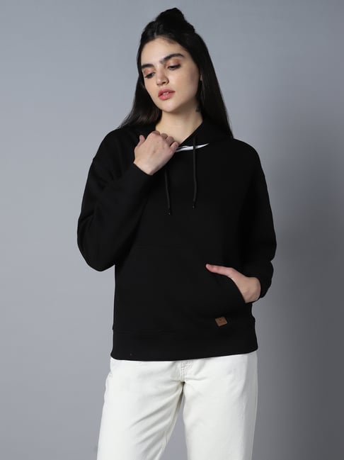 High Star Black Cotton Regular Fit Hoodie-picture-29