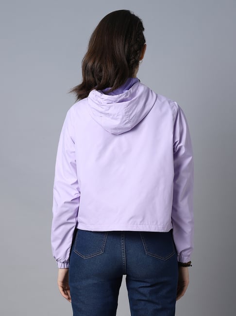 High Star Purple Polyester Regular Fit Sports Jacket