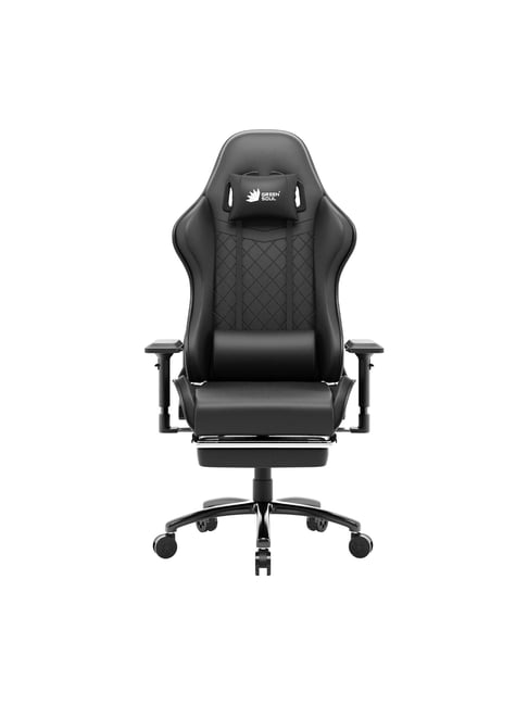 ゴーストギア　タクティカル　タフチェア Buy Green Soul Ghost Black Leather High Back Gaming Chair at Best