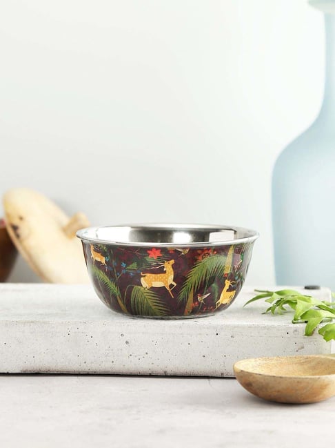 India Circus by Krsnaa Mehta Purple Steel Forest Fetish Katori (0.2 L)-picture-37