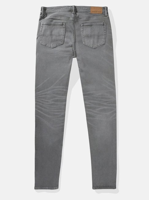 Buy American Eagle Outfitters Grey Cotton Skinny Fit Jeans for