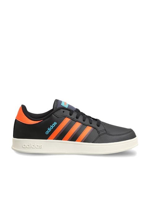 Adidas Men's BREAKNET Black Tennis Shoes-image-1
