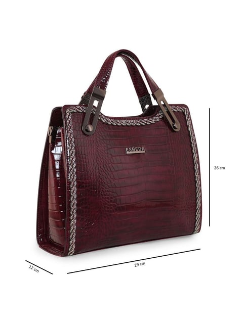 Buy Esbeda Small Solid Handheld Bag Red Online at Low Prices in India -  Paytmmall.com