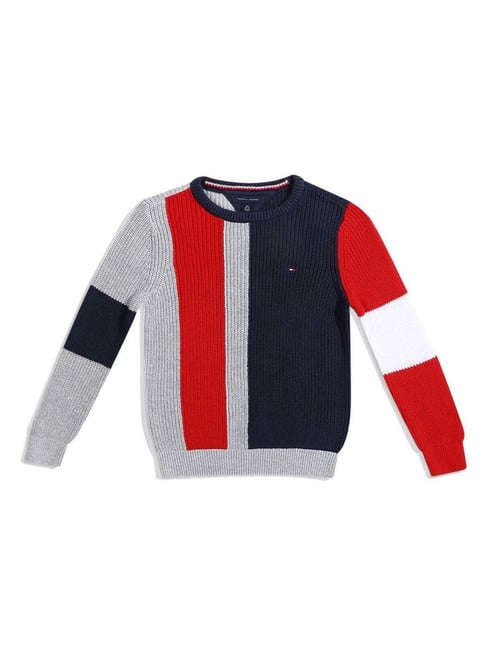 Tommy color hot sale block sweater