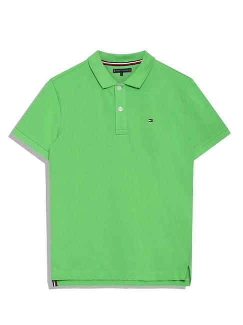 Lime green 2025 tommy hilfiger shirt