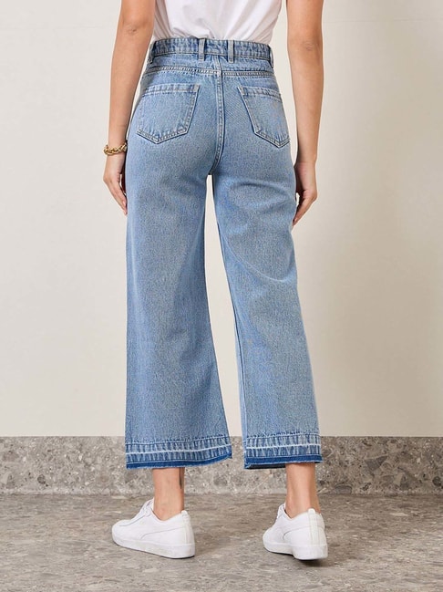 The Perfect Vintage Wide-Leg Jean in Harding Wash: Button-Fly Edition
