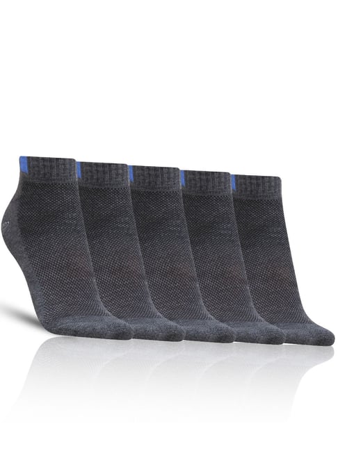 5-pack Sports Socks - Black - Men