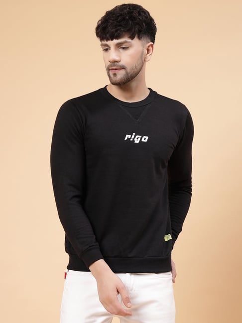 Buy Levi's Black Graphic Print Sweatshirt for Men Online @ Tata CLiQ