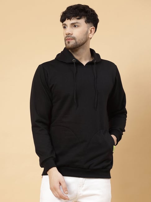 Rigo Black Regular Fit Oversized Hooded Sweatshirt-picture-32