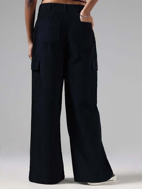 Corduroy Pants - Black - Ladies