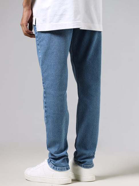 Buy Nuon by Westside Ice Blue Denim Mid Rise Relaxed Fit Jeans for Online @  Tata CLiQ