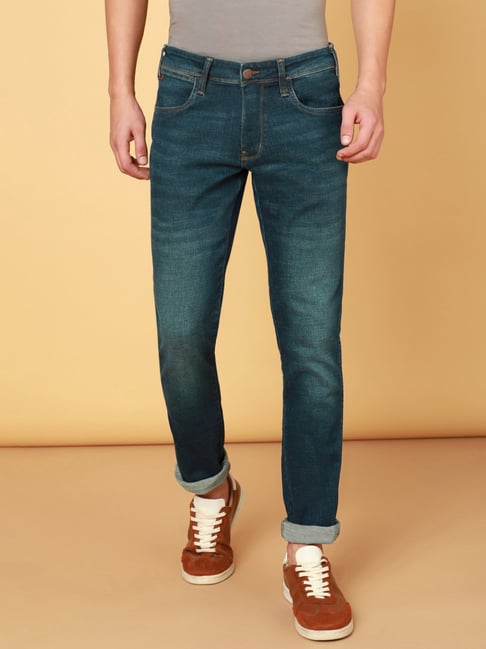 Wrangler Skanders Blue Slim Fit Low Rise Jeans-picture-39